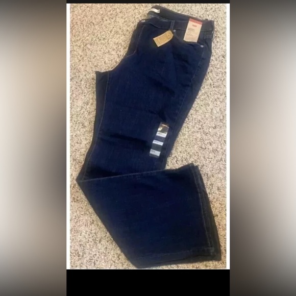 Levi's Women's Classic Bootcut Mid Rise Jeans Sz 22W Dark Blue NEW - Picture 9 of 11